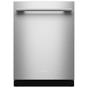 KitchenAid 24" 44dB Top-Control MaxTub 360° Max Jets Ultra-Bright LED Dishwasher with Third Rack (KDTS724SPS) - PrintShield Stainless Steel