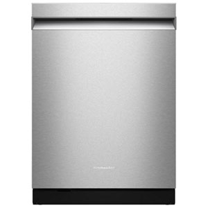 KitchenAid 24" 44dB Top-Control 360° Max Jets Advanced ProDry System Dishwasher with Third Rack (KDPS624SPS) - PrintShield Stainless Steel