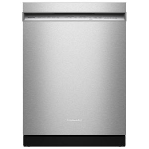 KitchenAid 24" 44dB Front-Control 360° Max Jets ProDry System Dishwasher with Third Rack ENERGY STAR (KDFS424SPS) - PrintShield Stainless Steel