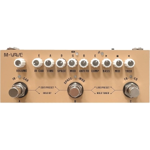 Modulation guitar pedal, rechargeable multi-effects pedal for electric bass, recording guitar, audio interface functions-for acoustic guitar