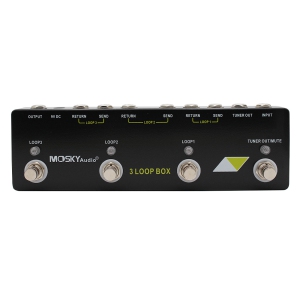 Guitar looper, looping effects pedal, multiple looping capabilities, electric guitar looper pedal for guitar, bass and keyboard, unlimited recording time