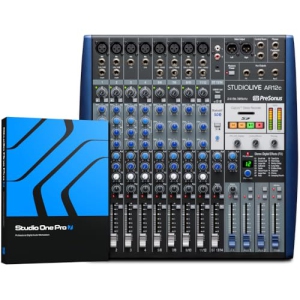 PreSonus STUDIOLIVE-AR12C USB-C 14-Channel Hybrid Performance and Recording Mixer