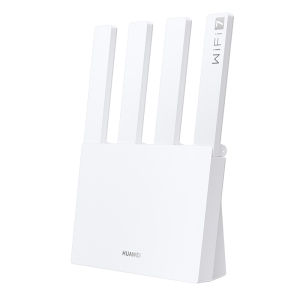 Routeur HUAWEI WIFI BE3, Wi-Fi 7 Gigabit plus large et plus rapide, vitesses fulgurantes de 3600Mbps, ports Ethernet 2.5G, configuration facile, diagnostic Wi-Fi visualisé, contrôle parental, Harmony OS
