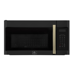 Forno Fornace 30-Inch Over the Range Convection Microwave, Black â€“ 1.5 cu.ft, 300 CFM Vent, Touch Control, LED Light