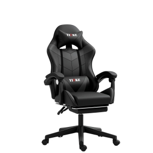 Ergonomic Gaming Chair Racing Style Adjustable Height High-Back PC Computer Chair with Headrest and Lumbar Support Executive Office Chair NEU208GJ-Black