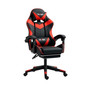 Ergonomic Gaming Chair Racing Style Adjustable Height High-Back PC Computer Chair with Headrest and Lumbar Support Executive Office Chair NEU208GJ-Red