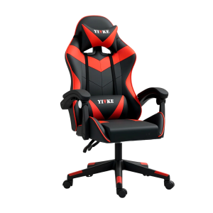 Ergonomic Gaming Chair Racing Style Adjustable Height High-Back PC Computer Chair with Headrest and Lumbar Support Executive Office Chair 208 Red