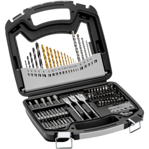 VEVOR 101 Pieces Drill and Driver Bit Set, Screwdriver Bit Suitable for Wood Metal Cement Drilling and Screw Driving, Drill Bit Sets Combo Kit Assorted in Organized Carrying Case