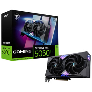 MSI GeForce RTX 5060 Ti Gaming OC 8GB GDDR7 Video Card