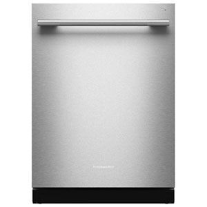 KitchenAid 24" 47dB Top-Control 30+ Total Wash Jets ProDry System Dishwasher with Third Rack ENERGY STAR (KDTS224SPS) - PrintShield Stainless