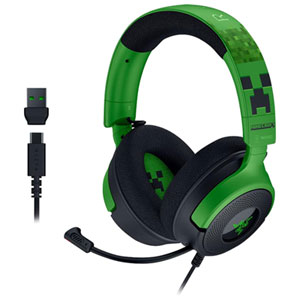 Nintendo Switch RAZER KRAKEN GREEN Razer Kraken V4 X Gaming Headset for PC - Minecraft | Best Buy Canada