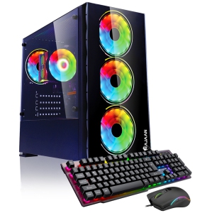 HAJAAN BREEZE Gaming Desktop PC – Intel 10-Core i5-14400F Processor up to 4.70 GHz, NVIDIA RTX 5060 8GB GDDR7, 32GB DDR5 RAM, 1TB NVME SSD, 650W PSU, Wi-Fi, Windows 11 Pro