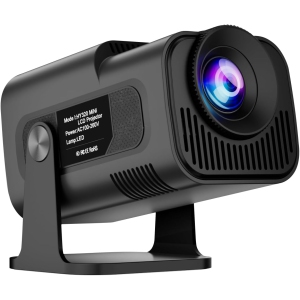 GoodLuck Tech Smart 4K Short Throw Projector: 1080P, Android 11, WiFi, Bluetooth, Auto Keystone, Mini Portable Outdoor Movie