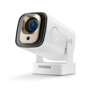 GoodLuck TechSmart Short Throw Projector: Auto Focus & Keystone, WiFi/Bluetooth 5.4, Android 11, Built-in Apps, Native 1080P 4K Support, Mini Portable
