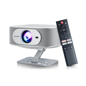 GoodLuck Tech N+ Licensed Smart Projector: Android 13, WiFi/Bluetooth, 400 ANSI Lumens, 1080P Native, Auto Keystone/Elec Focus, Built-in Apps, Mini Portable