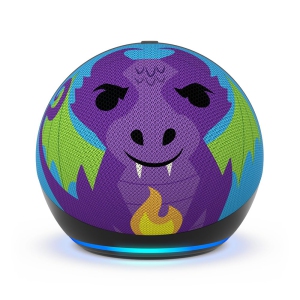Amazon Echo Dot Kids Smart Speaker with Alexa — for Kids, Dragon