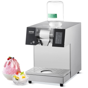 VEVOR 529.1LBS/24H Commercial Snowflake Ice Machine,Snowflake Ice Maker,Stainless Steel Ice Shaver Machine,Electric Snow Cone Maker,Liquid Cooling System for Rapid Heat Dissipation