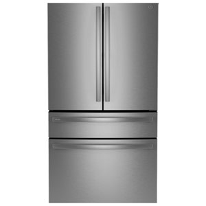 GE Profile 36" 28.7 Cu. Ft. French Door Refrigerator with Water Dispenser (PGE29BYTFS) - Stainless Steel