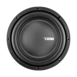 DS18 IXS10.2D 10" 600W RMS Shallow Mount Car Subwoofer - Dual 2 Ohm