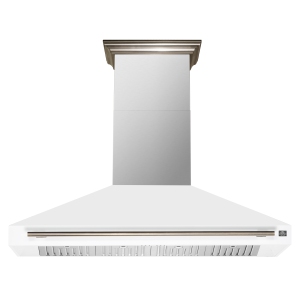 Forno Aria 60 Inch Wall-Mounted Range Hood in White