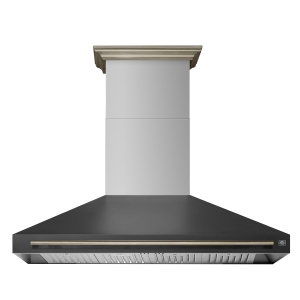 Forno Aria 60 Inch Wall-Mounted Range Hood in Black