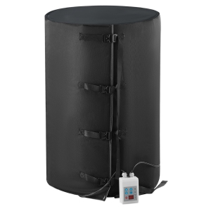 VEVOR 1300 Watt Metal Drum Heater, Pail Heating Band for 55 Gallon Barrel, 0-145℉ Adjustable with Independent Thermostat, Waterproof Oxford Fabric High Efficiency Grease Keg Heater