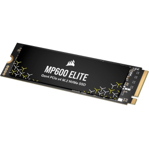 CORSAIR MP600 Elite 2TB M.2 PCIe Gen4 x4 NVMe SSD – M.2 2280 – Up to 7,000MB/sec Sequential Read – High-Density 3D TLC NAND – Black