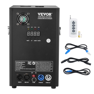 VEVOR 700W Cold Spark Machine, Fireworks Controller, 6.6-16.4ft Adjustable Height, with Advanced DMX System,LED Screen,Portable Handle,HeavyDuty Aluminum Alloy for Stage DJ Wedding