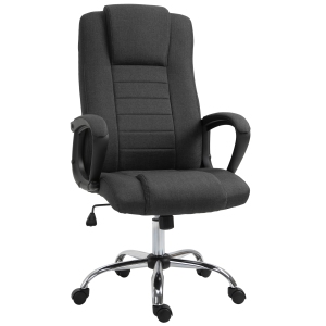 Kepooman High Back Office Chair, Height Adjustable Computer Desk Chair with Swivel Wheels and Tilt Function