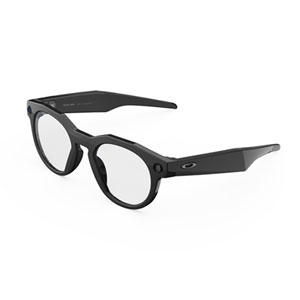 Oakley Meta HSTN Glasses with AI, Photo, Video, Audio & Voice Assistant - Black/Clear