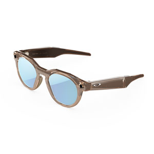 Oakley Meta HSTN Glasses with AI, Photo, Video, Audio & Voice Assistant - Brown Smoke/Prizm Deep Water Polarized