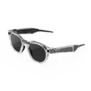 Oakley Meta HSTN Smart Glasses with AI, Photo, Video, Audio & Voice Assistant - Clear to Grey Transitions