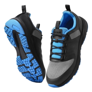VEVOR Cross Training Shoes, M Width Sneakers US Size 9, Wide Toe Box Shoes with Arch Support & Adjustable Lace-up, Training Shoes for Running, Gymnastics, and Weightlifting