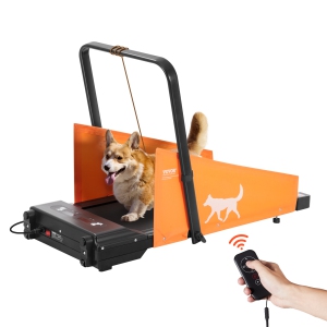 VEVOR Dog Treadmill for Medium Dogs, 200 lbs Weight Capacity, Electric Dog Running Machine, Indoor Pet Treadmill with LED Display Screen & Foldable U Shaped Bar,Dog Pacer Treadmill