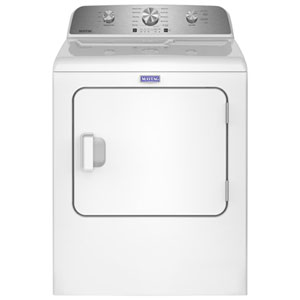 Maytag 7 Cu. Ft. Electric Dryer with Wrinkle Prevent, 10 Drying Cycles & Quick Dry (YMED4205SW) - White