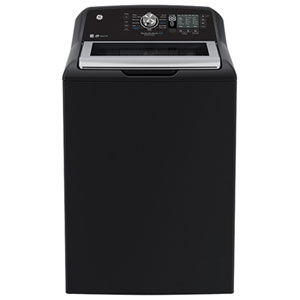 GE 5.3 Cu. Ft. (IEC) Top Load Impeller Washer with SaniFresh, Infusor, and Steam - Energy Star (GTW681BMRDG) - Diamond Grey