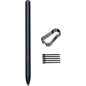 Remplacement de stylet pour Galaxy Tab S8 pour Samsung Galaxy Tab S8, S8 Plus, S8 Ultra, Tab S7, S7 Plus, S7 FE S Pen Stylet + embouts sans Bluetooth (noir)