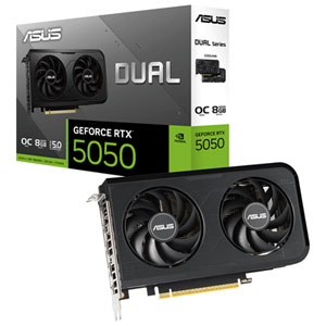 ASUS Dual GeForce RTX 5050 OC 8GB GDDR6 Video Card