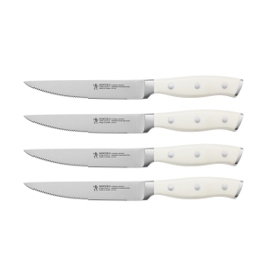 HENCKELS Forged Accent 4 Piece Steak Set, White
