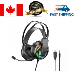 Ovleng GT68 USB+3.5 Gaming Headphone with Microphone
