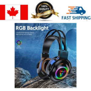 G803 USB RGB Gaming Headphone with Microphone