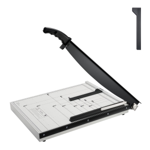 VEVOR Paper Cutter, Guillotine Trimmer, 18" Cut Length, 15 Sheets Capacity, Heavy Duty Guillotine Paper Cutter with Guard Rail/Blade Lock for Cardstock/Cardboard, Paper Trimmer