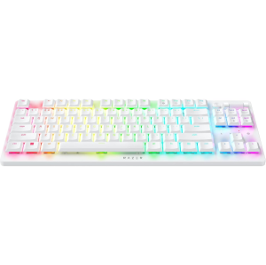 Razer DeathStalker V2 Pro TKL Wireless Gaming Keyboard: Low Profile Optical Switches Linear Red - HyperSpeed Wireless & Bluetooth