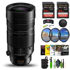 Panasonic LUMIX (H-RSA100400) 100-400mm, F4.0-6.3 II ASPH, Micro Four Thirds Camera Lens