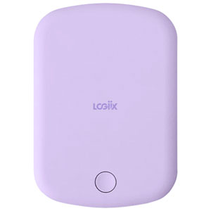 Logiix Vibrance Piston 5000 mAh 12W USB-C Power Bank with MagSafe - Lavender