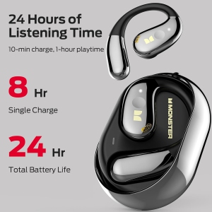 Monster Open Ear AC360, Wireless Bluetooth Rotary Earphone, with
