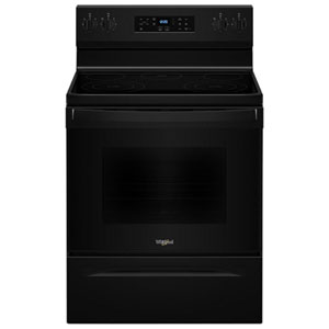Whirlpool 30" 5.3 Cu. Ft. 5-Element Freestanding Electric Range (YWFES3330RB) - Black
