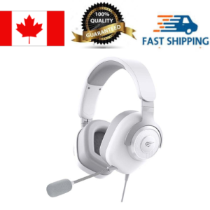 Havit H2230D Gaming headphone 3.5mm headset with detachable microphone_White