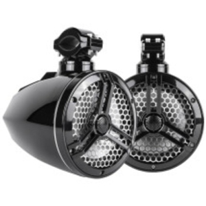 Skar Audio SK65MB-TWR 6.5" 160W RMS Full Range 2-Way Marine Tower Speakers - Black (Pair)