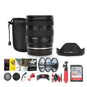Tamron 11-20mm f/2.8 Di III-A RXD Wideangle Zoom Lens (Canon RF) + Sling Backpack + More